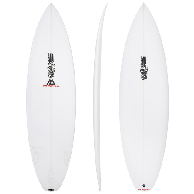 Monsta 5'9" x 18 1/2" X 2 5/16" - 25.60L, Squash, 3x FCS 2 Fin Boxes, PU - ID:1164662