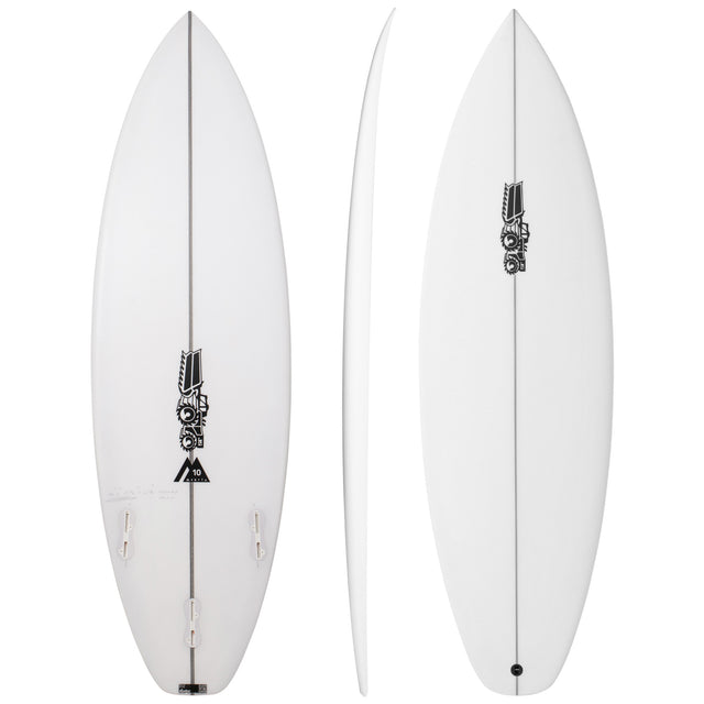 Monsta 10 Youth 5'6" x 17 1/4" X 2 3/16" - 21.80L, Squash, 3x FCS 2 Fin Boxes, PU - ID:987232