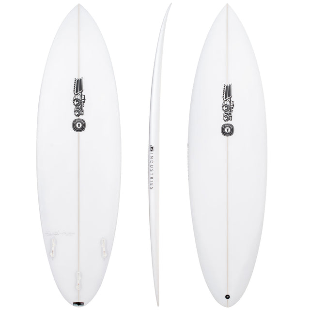 Schooner 6'2" x 19" X 2 9/16" - 30.00L, Round, 3x FCS 2 Fin Boxes, PU - ID:1167011