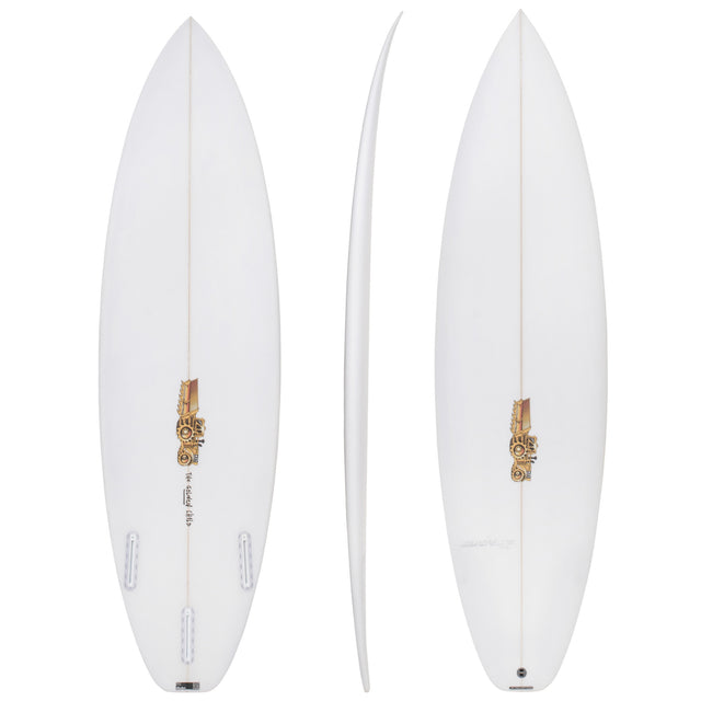 Golden Child Easy Rider 5'10" x 18 3/4" X  2 3/8" - 26.90L, Squash, 3x  FCS 2 Fin Boxes, PU - ID:1164283