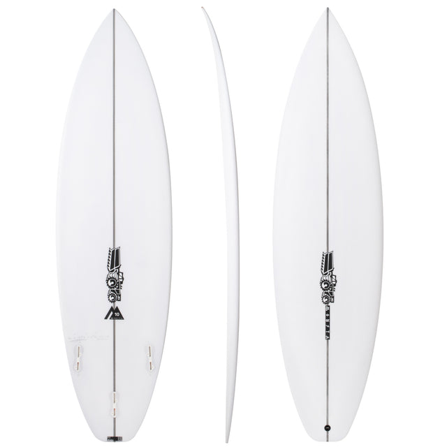 Monsta 10 6'1" x 19" X  2 7/16" - 29.90L, Squash, 5x  Futures Fin Boxes, PU - ID:1029976