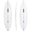 Big Horse 6'0" x 18 5/8" X  2 9/16" - 28.60L, Round, 5x  FCS 2 Fin Boxes [T2], PU - ID:994978