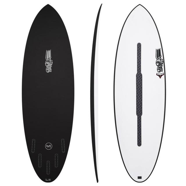 Bull Run 6'10" x 22" X  3" - 48.50L, Round, 5x  FCS 2 Fin Boxes, HYFI 3.0 - ID:1116565
