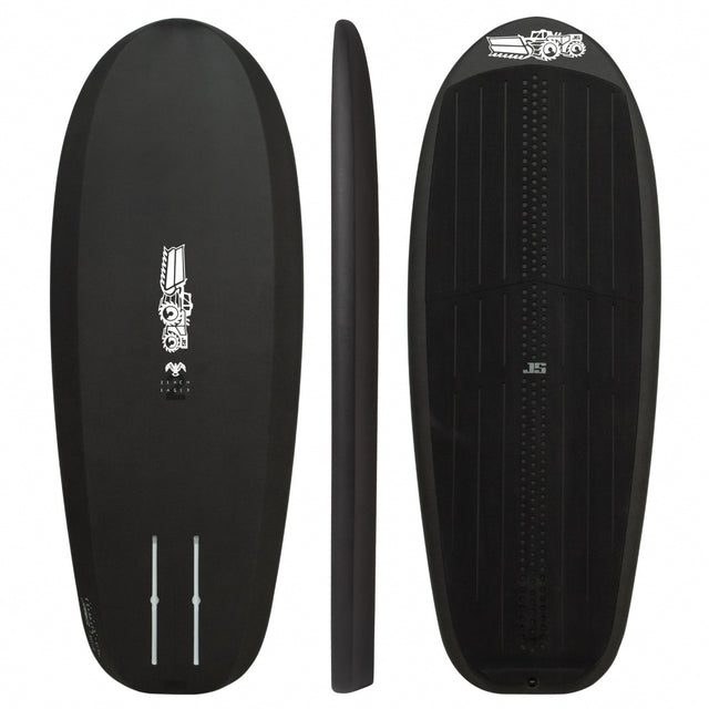 Black Eagle 2 4'4" x 20 1/2" X  3" - 39.40L, Squash, 2x  Futures Fin Boxes, Foil Board - ID:886662