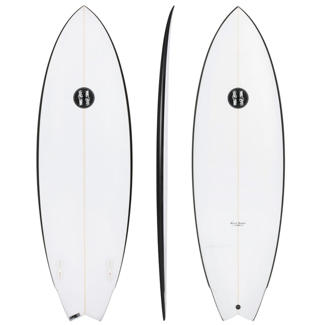 Black Baron 5'9" x 20 3/4" X  2 9/16" - 33.50L, Swallow, 2x   Fin Boxes, PU - ID:1042415