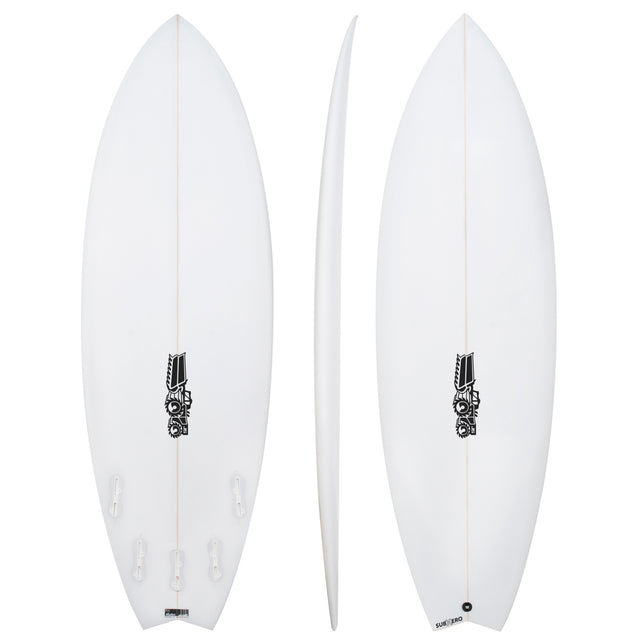 Sub Xero 5'8" x 20 1/2" X  2 11/16" - 33.80L, Swallow, 5x  FCS 2 Fin Boxes, EPS - ID:1128098