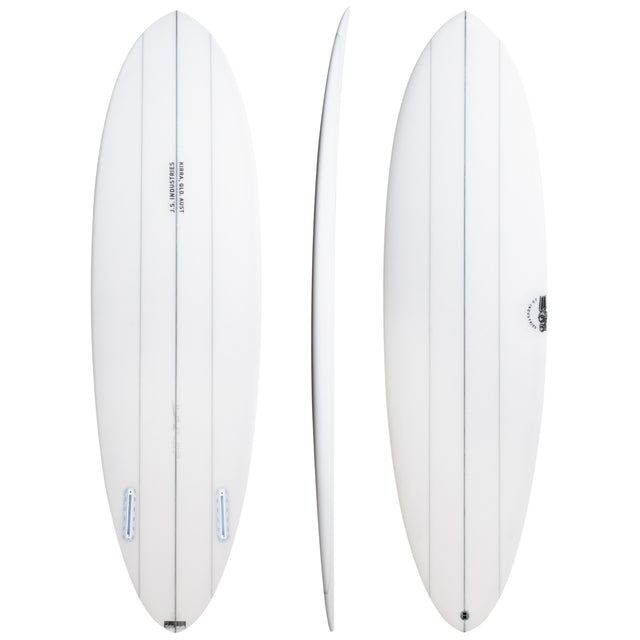 Big Baron Clear 6'6" x 20 7/8" X  2 7/8" - 42.10L, Round, 2x  Futures Fin Boxes, PE - ID:1039685