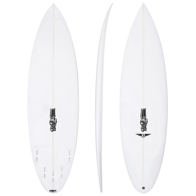 Forget Me Not 3 6'2" x 19 1/4" X  2 1/2" - 30.50L, Round, 5x  FCS 2 Fin Boxes, PU - ID:1141397