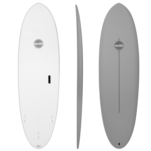 Big Baron Easy Rider Softboard 24S2 Storm 7'0" x 22" X  3" - 56.00L, Round, 3x  FCS 2 Fin Boxes, Softboard - ID:983213