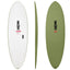 Bull Run Softboard Sage 6'2" x 21" X  2 7/8" - 40.00L, Round, 3x  FCS 2 Fin Boxes, Softboard - ID:1005827