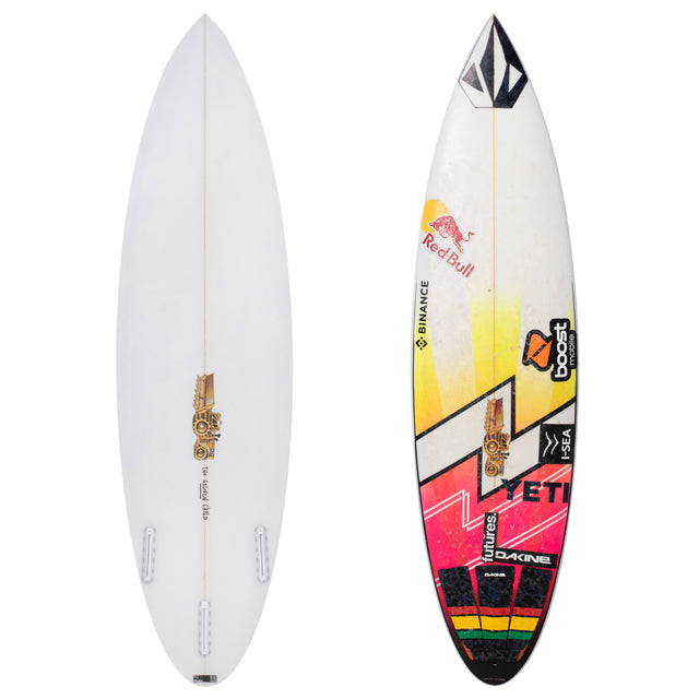 Jack Robinson Golden Child 6'2" x 18 7/8" X  2 9/16" - 30.85L, 3x  Futures Fin Boxes, PU [Good] - ID:1030382