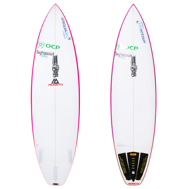 Ramzi Boukhiam Monsta 6'3"1/2 x  X   - 31.92L, Squash, 3x  Futures Fin Boxes, PU [Good] - ID:1114840